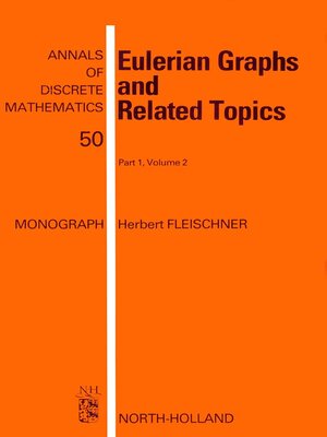 cover image of Eulerian Graphs and Related Topics